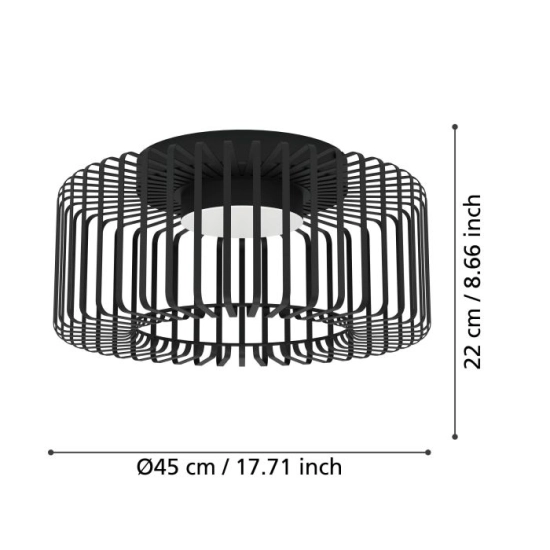GINESTRONE-Z oprawa sufitowa 900722 EGLO