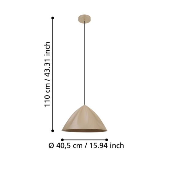 PODERE Lampa wisząca 900836 EGLO