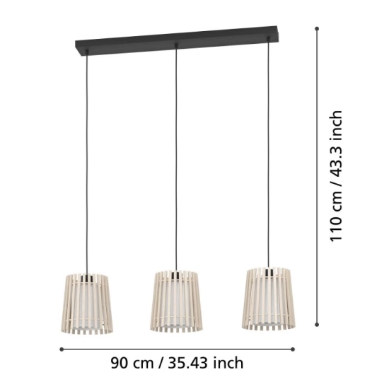 FATTORIA Lampa wisząca 900903 EGLO