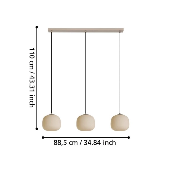 COMINIO Lampa wisząca 900894 EGLO