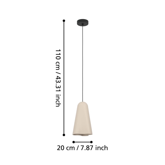 TOLLERIC Lampa wisząca 390363 EGLO