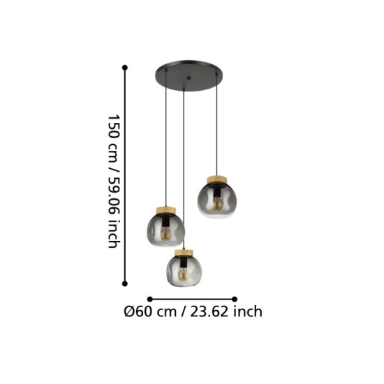 MAGACELA Lampa wisząca 390319 EGLO