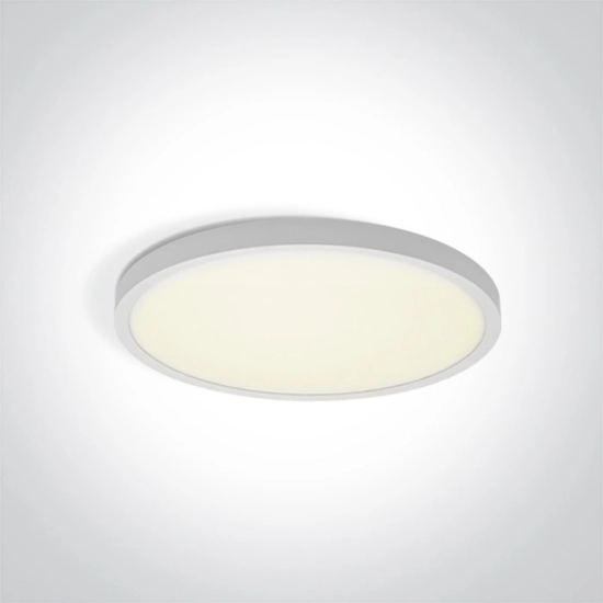WHITE PLAFON 18W CCTV IP20 230V 62006/W/V ONE LIGHT