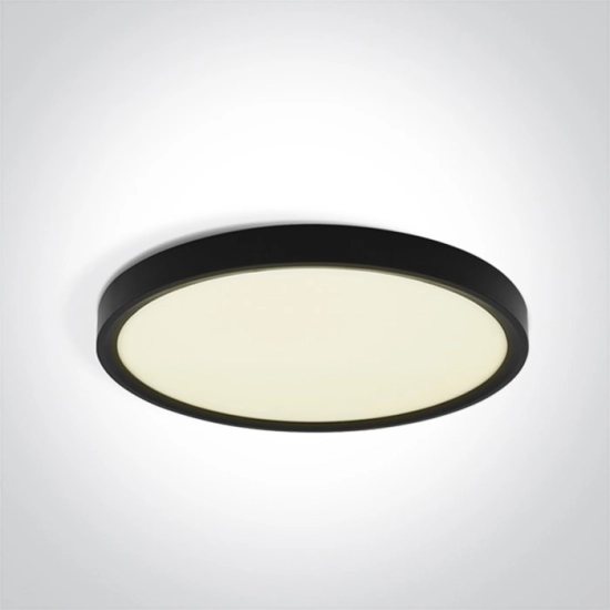 BLACK PLAFON 24W CCTV IP20 230V 62006A/B/V ONE LIGHT