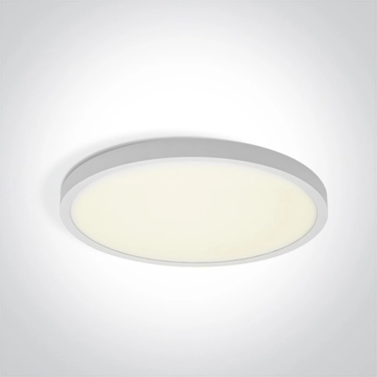 WHITE PLAFON 24W CCTV IP20 230V 62006A/W/V ONE LIGHT