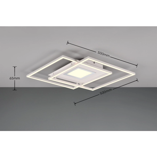 Plafon VIA – 620710331 incl. 1x SMD, 36W · 1x 4200lm, 2700 - 6500K TRIO