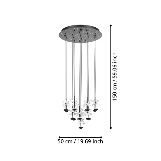 PIANOPOLI 2 Lampa wisząca 390277 EGLO
