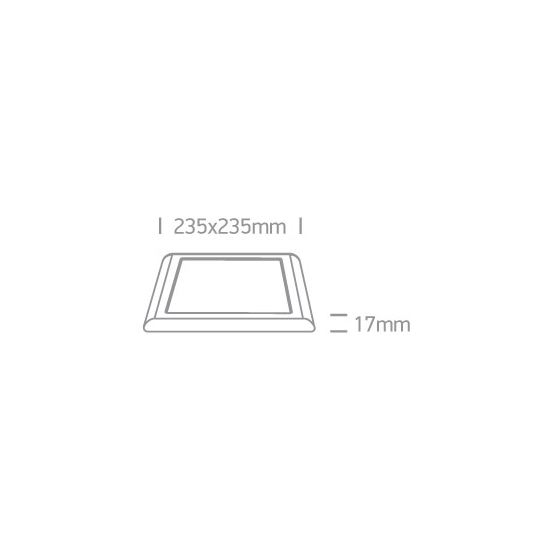 Oprawa podtynkowa Surface/Recessed Panels 62116FA/W/C ONE LIGHT