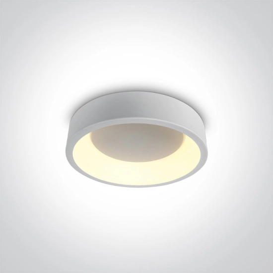 WHITE PLAFON LED 20W CCTV IP20 230V 62130N/W/V ONE LIGHT