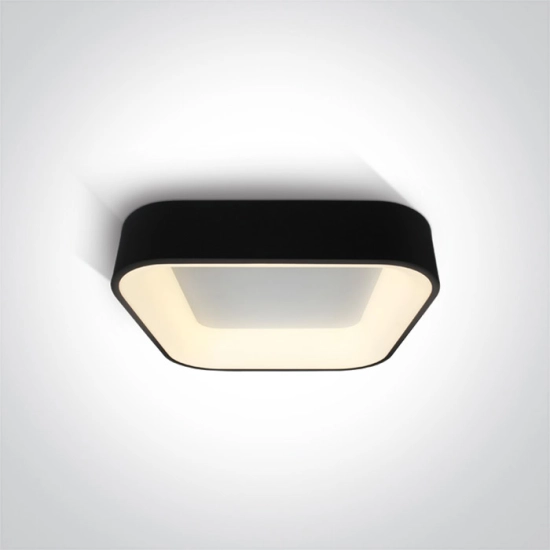 BLACK SQUARE PLAFON LED 38W CCTV IP20 230V DIMMABLE 62132NA/B/V ONE LIGHT