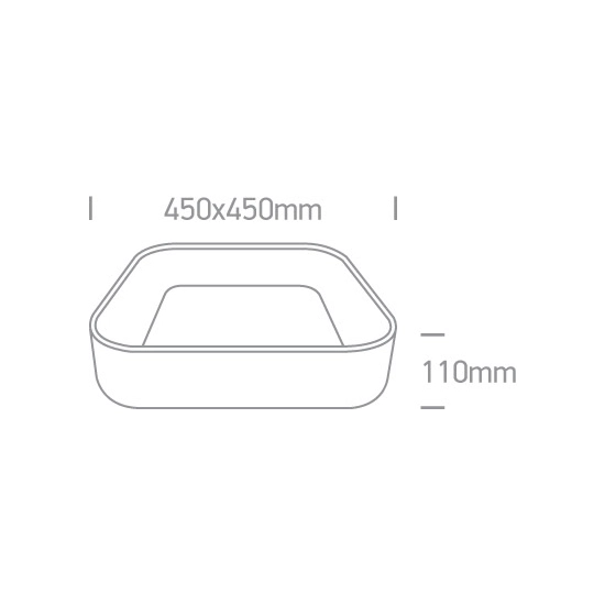 BLACK SQUARE PLAFON LED 38W CCTV IP20 230V DIMMABLE 62132NA/B/V ONE LIGHT