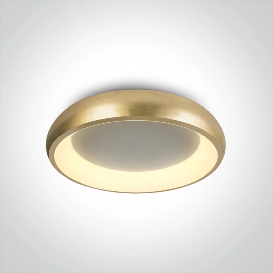 BRUSHED GOLD PLAFON LED 30W CCTV IP20 230V DIMMABLE 62134N/BGL/V ONE LIGHT