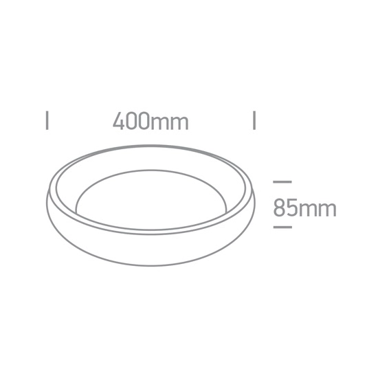 WHITE PLAFON LED 30W CCTV IP20 230V 62134N/W/V ONE LIGHT