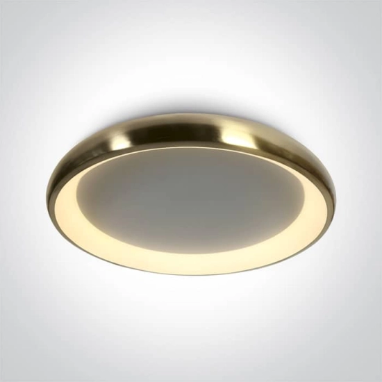 kinkiecik.pl Aidoni 4 62144N/BBS/W plafon LED 3000K 50W matowy mosiądz; zasilacz 1200mA w komplecie ONE LIGHT