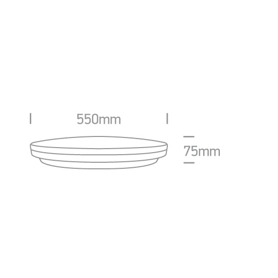 kinkiecik.pl Selina 62146/B/W czarny plafon LED 3000K 55W; nieściemnialny zasilacz LED w komplecie ONE LIGHT