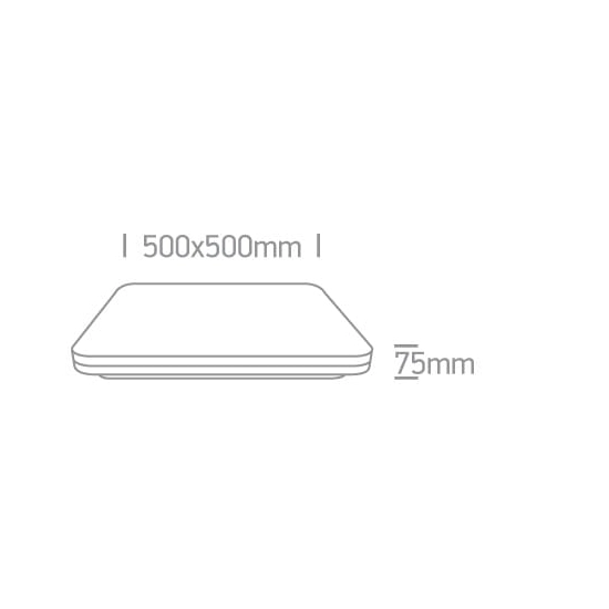 kinkiecik.pl Foteino 62146A/B/W czarny plafon LED 3000K 50W; nieściemnialny zasilacz LED w zestawie ONE LIGHT