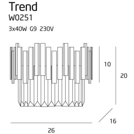 Trend kinkiet W0251 MaxLight