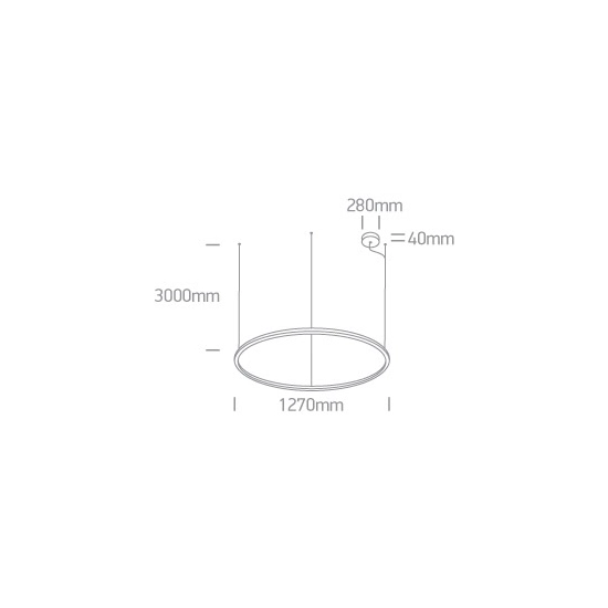 kinkiecik.pl LED Circle Rings 62156C/BBS/W ONE LIGHT