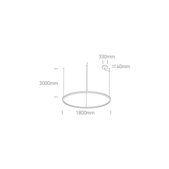kinkiecik.pl Nufel 62156D/B/W czarna lampa wisząca LED 100W 230V 3000K; w zestawie zasilacze LED 2x1200mA ONE LIGHT
