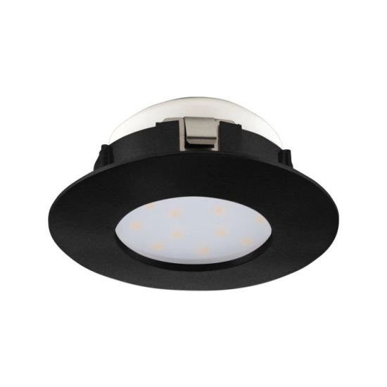 PINEDA oprawa wpuszczana LED 4,9W 3000K czarna IP44 900743 EGLO