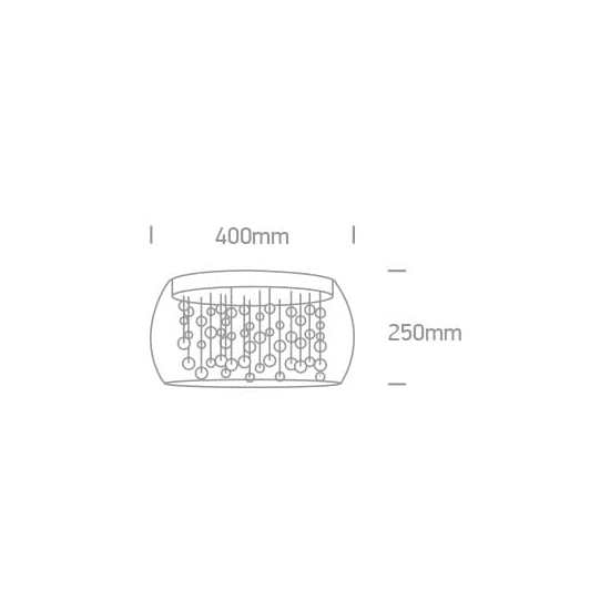 kinkiecik.pl Fotoni 62166B dekoracyjna chromowana oprawa sufitowa G9 5x9W 100-240V ONE LIGHT