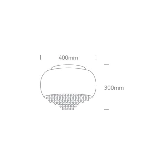 kinkiecik.pl Zoe 9 62170B dekoracyjna miedziana oprawa sufitowa G9 9x9W 100-240V ONE LIGHT