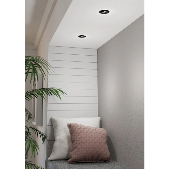 PENETO Oprawa stropowa GU10 LED czarna zestaw 3 szt 900752 EGLO