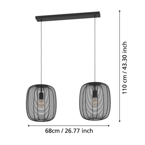 RINROE Lampa wisząca 43966 EGLO