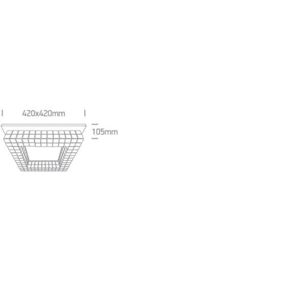 Plafon The Glass Stone Series 62184B/C/W ONE LIGHT