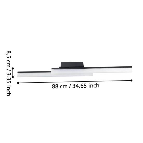 PALMITAL lampa ścienna / sufitowa 900844 EGLO