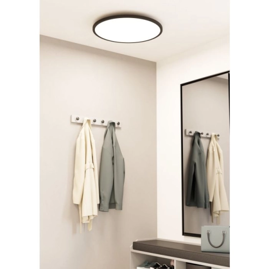 SARSINA-Z Plafon LED 2700-6500K czarny 60 cm oprawa sufitowa Smart Home 900762 EGLO