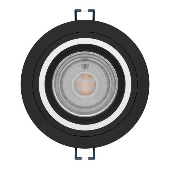 CAROSSO-Z Oprawa wpuszczana LED 5W RGB+TW okrągła czarna Smart Home 900764 EGLO