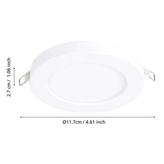 FUEVA FLEX Oprawa wpuszczana LED 5,5W 3000K biała 900932 EGLO