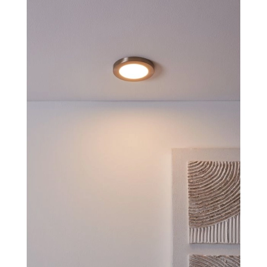 FUEVA FLEX Oprawa wpuszczana LED 5,5W 3000K nikiel 900933 EGLO