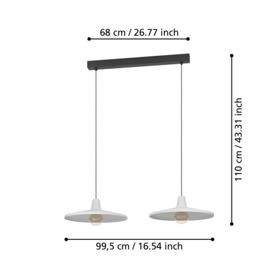 MINIERE Lampa wisząca 900834 EGLO