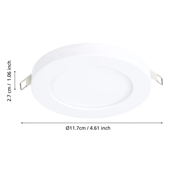 FUEVA FLEX Oprawa wpuszczana LED 5,5W 4000K biała 900935 EGLO