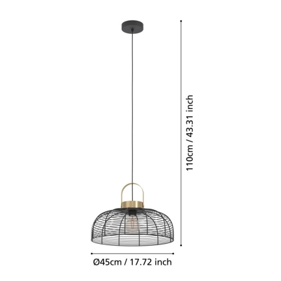 ROUNDHAM Lampa wisząca 43964 EGLO