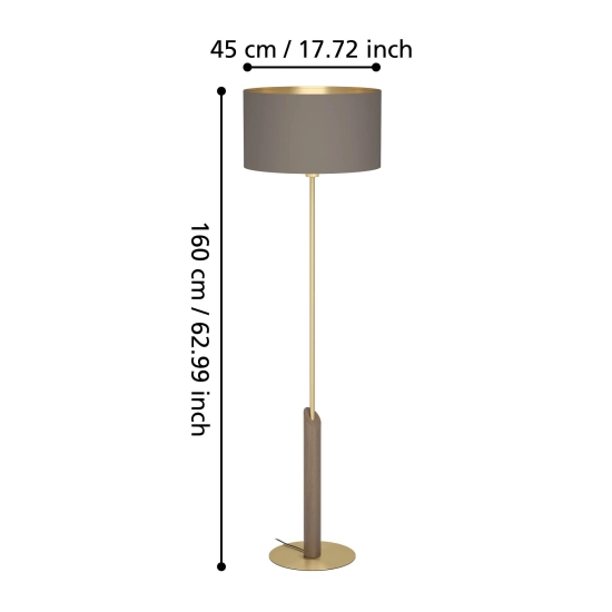 SANTANDRIA Lampa podłogowa 390338 EGLO