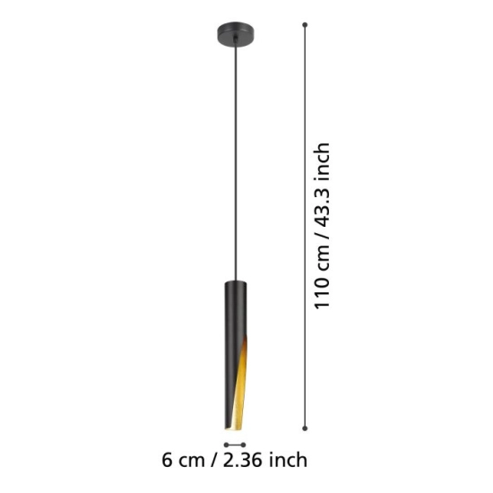 BARBOTTO Lampa wisząca 900872 EGLO