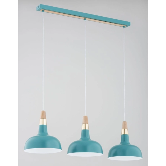 Lampa wisząca RODOS 3xE27 czarna-złoty 62484 ALFA