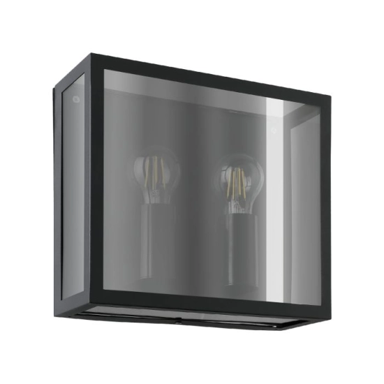 ALAMONTE SMOKE lampa ścienna kinkiet zewnętrzny 2 x E27 31566 EGLO