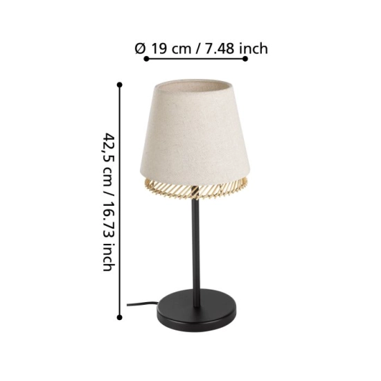 TABLEY Lampa stołowa 43977 EGLO