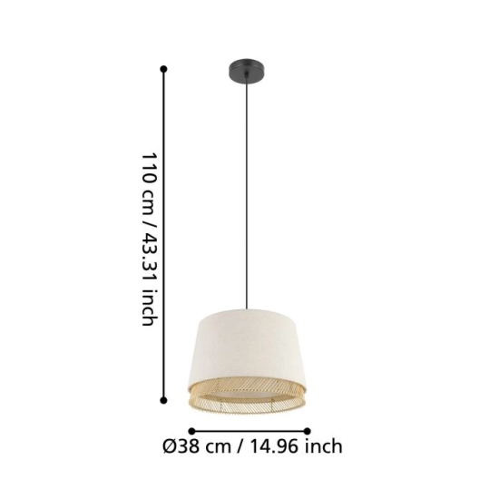 TABLEY Lampa wisząca 43975 EGLO