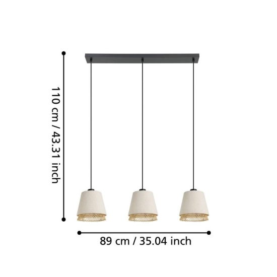 TABLEY Lampa wisząca 43976 EGLO