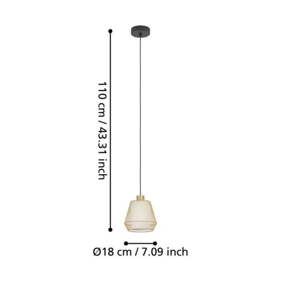 CIUDADELA Lampa wisząca 900896 EGLO