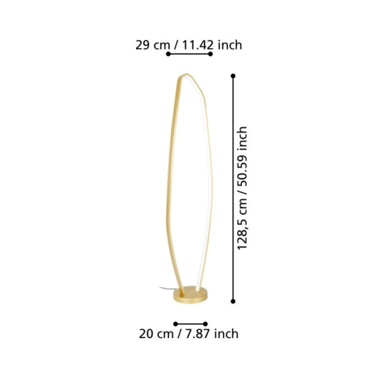 VALLEROSA Lampa podłogowa 900919 EGLO