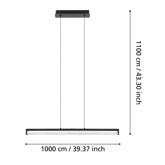 CARDITO 1 Lampa wisząca 900895 EGLO