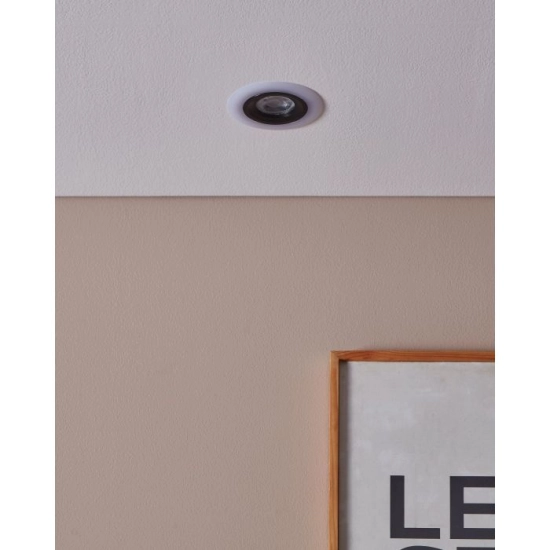 CALONGE Oprawa wpuszczana LED 4,8W 3000K okrągła czarna 900914 EGLO