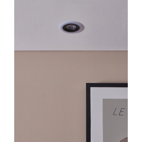 CALONGE Oprawa wpuszczana LED 4,8W 3000K okrągła czarna Zestaw 3 szt. 900915 EGLO