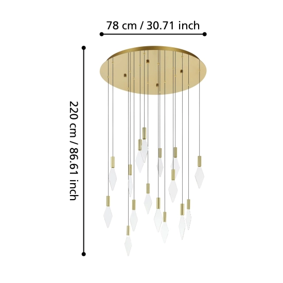 MIRADOR Lampa wisząca 390361 EGLO